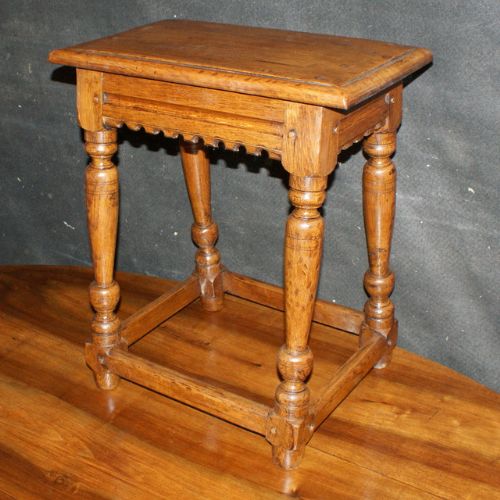 Oak Joint Stool