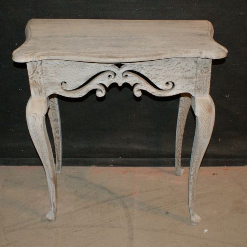 Bleached Oak Lamp Table