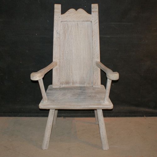Primitive Oak Chair
