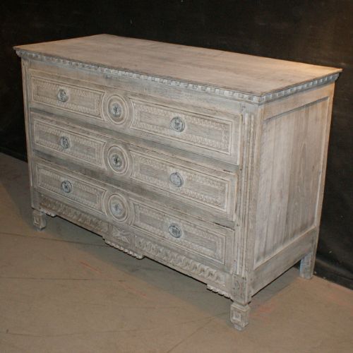 Bleached Oak Commode