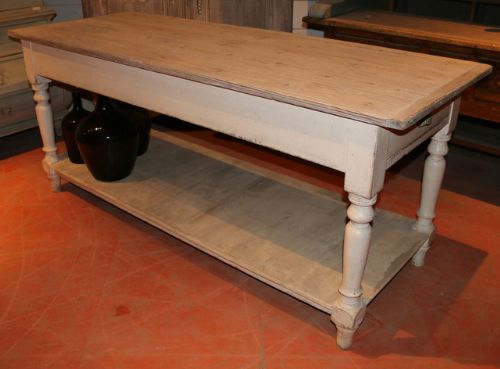 Painted Pine Drapers Table