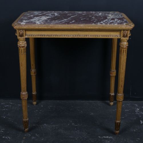 Marble Topped Side Table