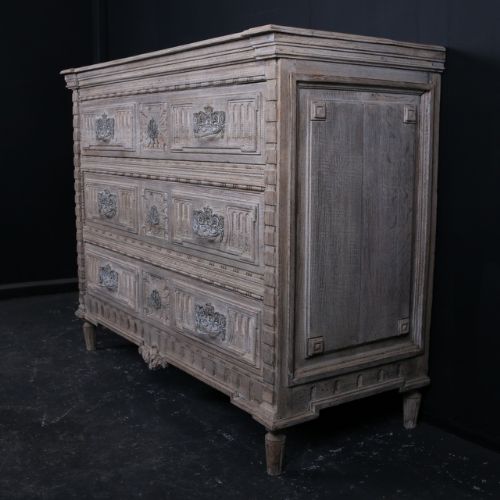 Bleached Oak Commode