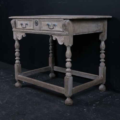 Bleached Side Table
