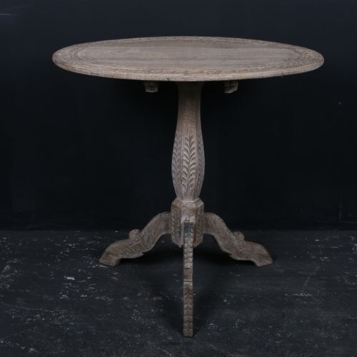 Bleached Lamp Table