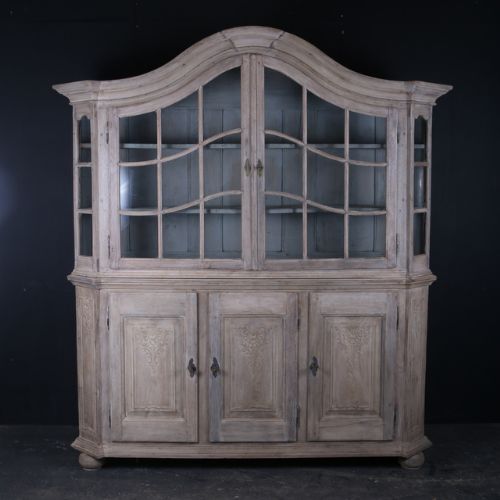 Wonderful Oak Display Cupboard
