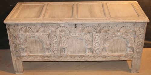 Carved Oak Coffer