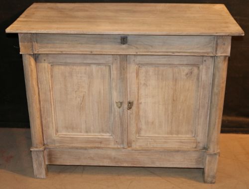 Bleached Oak Side Cabinet