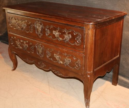 French Walnut Commode