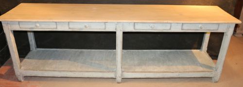 Painted French Drapers Table