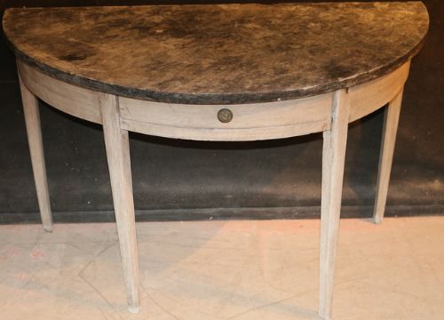 Marble Topped Console