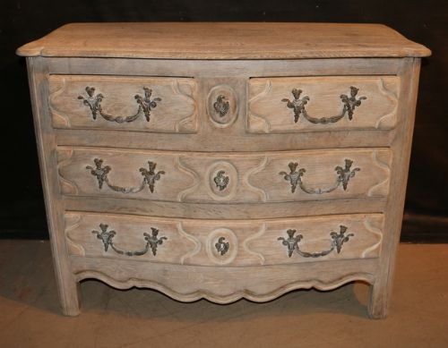 Carved Oak Commode