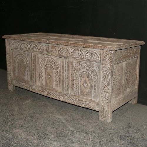 Bleached Oak Coffer