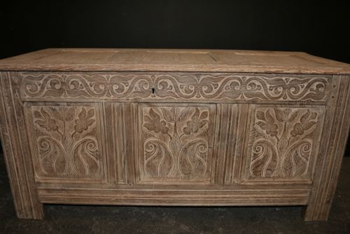 Carved Oak Coffer