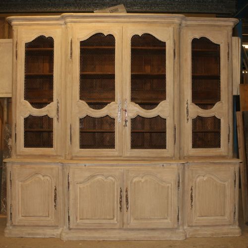 French Bleached Bookcase / Housemaids Cupboard