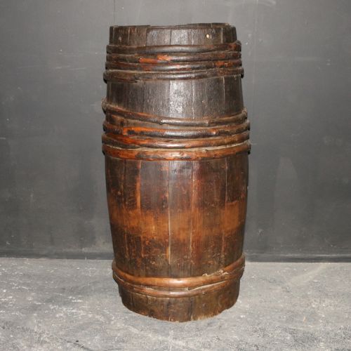 Unusual Wooden Barrel