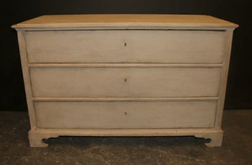 Large Painted Commode