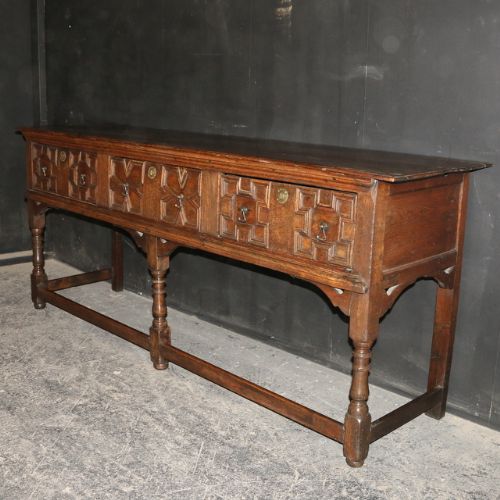 Antique Oak Dresser Base