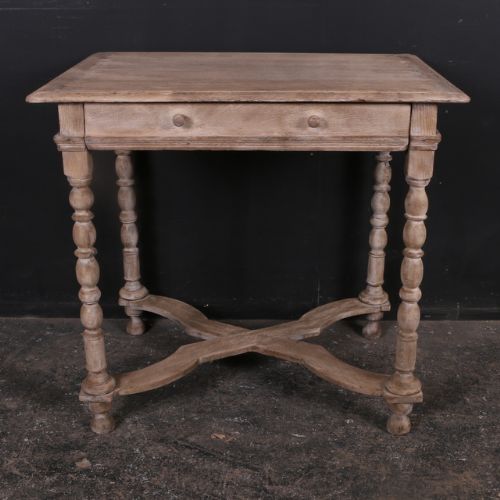 Bleached Lamp Table