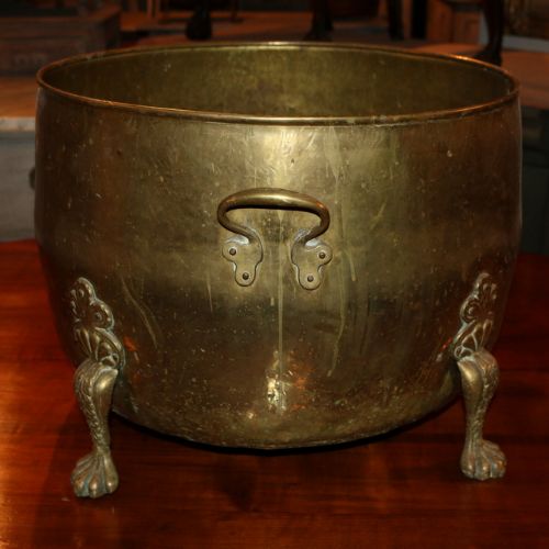 Brass Log Bin