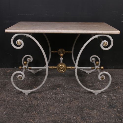 Antique French Butcher Table
