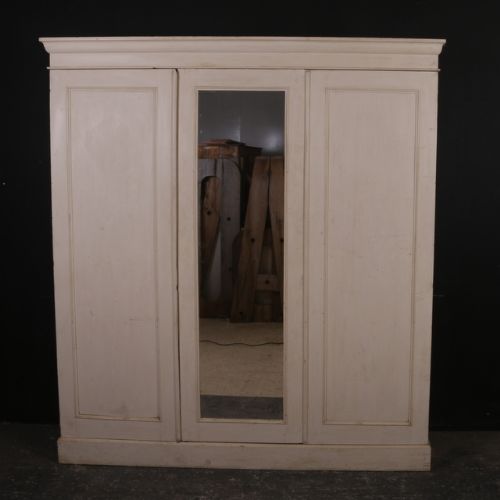 Original Painted Pine Wardrobe