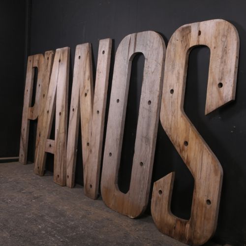 Huge Set of Weathered Letters