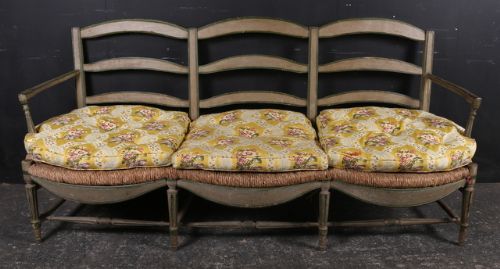 Original Painted French Bench