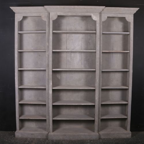 Painted Breakfront Bookcase