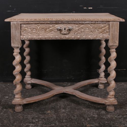 Bleached Side Table