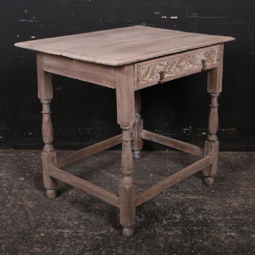 Bleached Lamp Table
