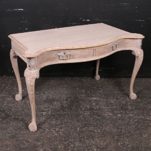 Carved Walnut Writing Table