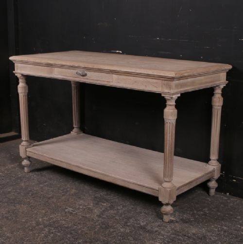 Antique Oak Drapers Table