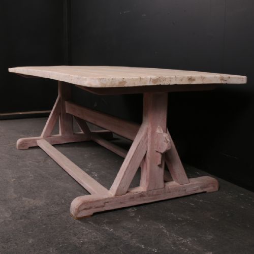 Painted Trestle Table
