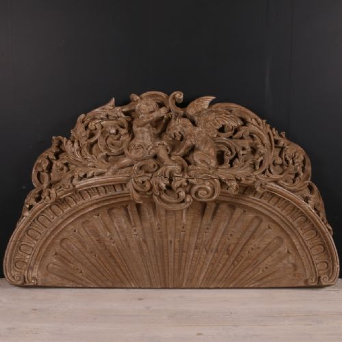 Carved Oak Overdoor