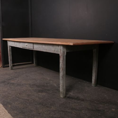 French Painted Farm Table