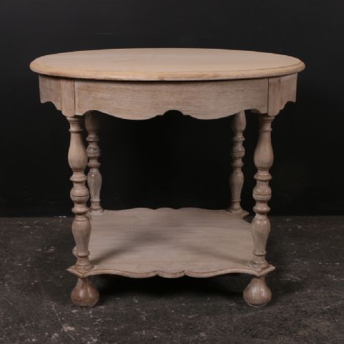 French Oak Lamp Table