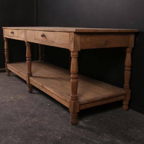Antique Oak Drapers Table