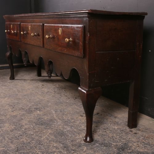 Large Oak Dresser Base