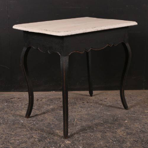 French Painted Lamp Table