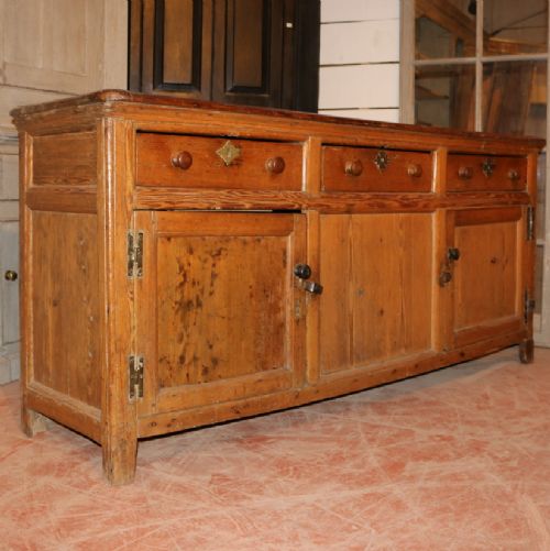 Antique English Dresser Base