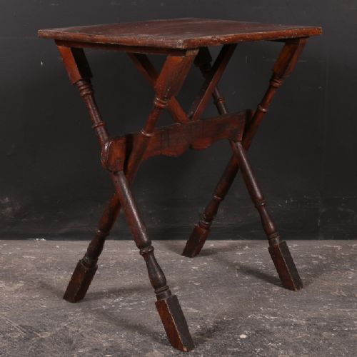 Trestle Type Lamp Table