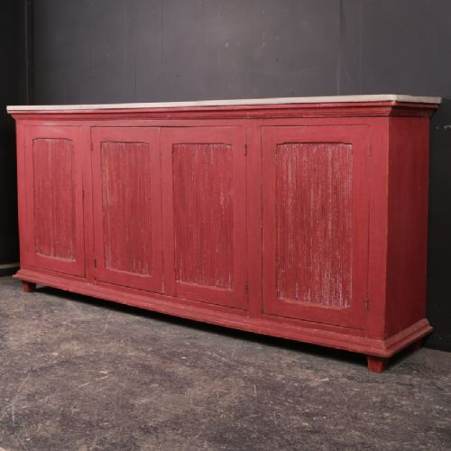 Antique Painted Enfilade