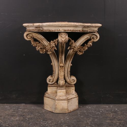 19th C French Painted Console