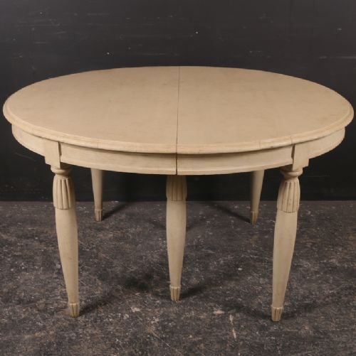 Swedish Painted Extending Dining Table