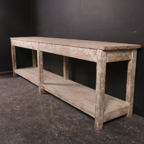 Painted Oak Serving Table