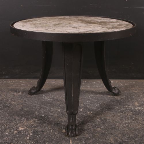 French Marble Top Lamp Table