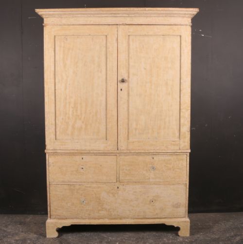 Original Painted Linen Cupboard
