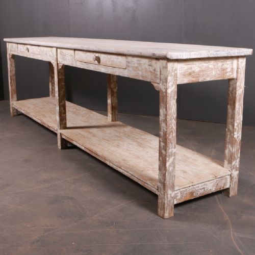 English Potboard Serving Table