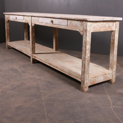 English Potboard Serving Table